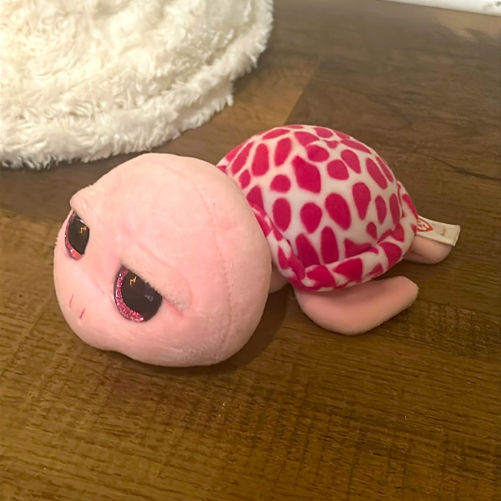 Ty Shellby The Pink Turtle Beanie boo